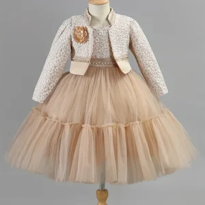 Fashion New Children Clothes Cute Princess Dresses and Coat Outfits 2-8 Year