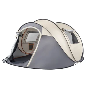Camping Tent, 4 Person Pop Up,Easy Setup